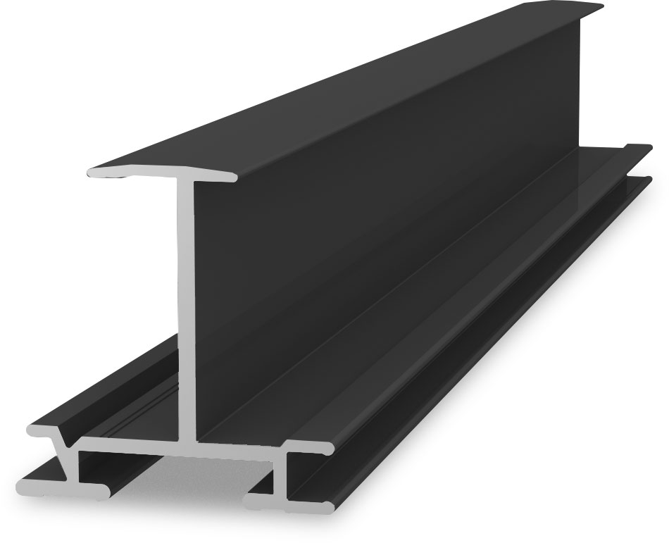 K2 InsertionRail 30: 5.40 m, schwarz eloxiert