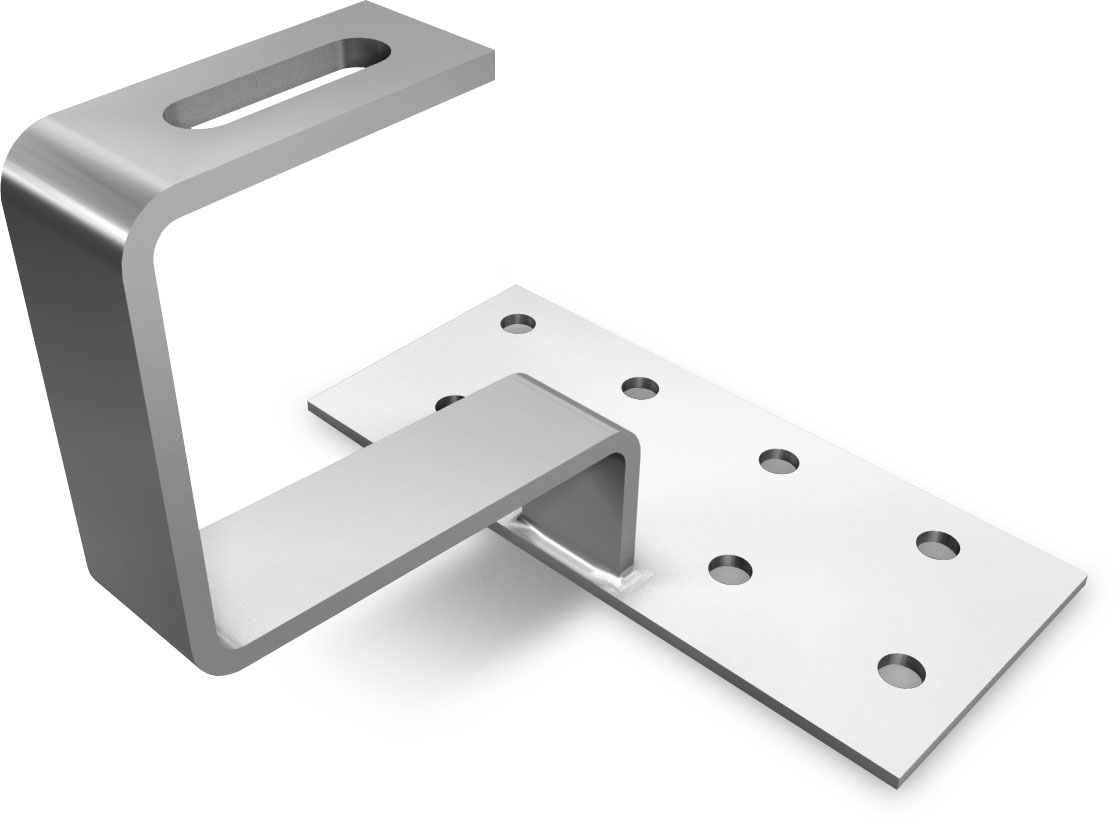 K2 Dachhaken SolidHook für Pfannenziegel H38/124 35x6