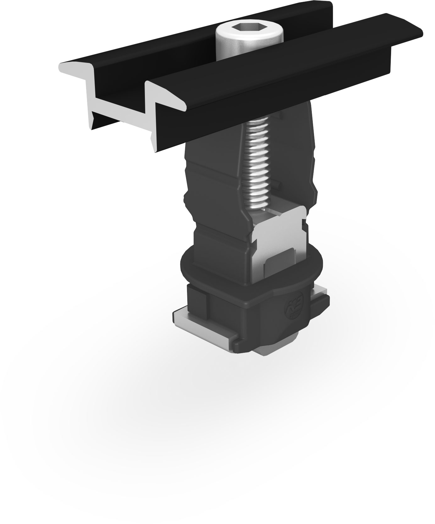 K2 Universal Mittelklemme 25-40mm, schwarz eloxiert