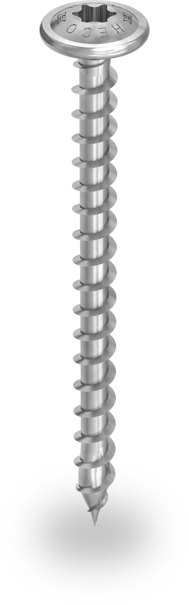 K2 selbstbohrende Holzbauschraube mit Tellerkopf 8x100 aus Edelstahl A2 Vollgewinde