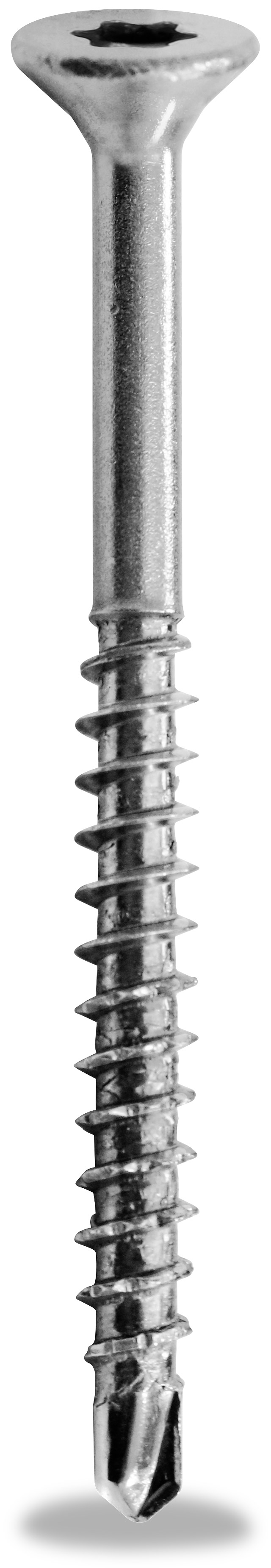 K2 Holzbauschraube mit Bohrspitze und Senkkopf 6x70/42