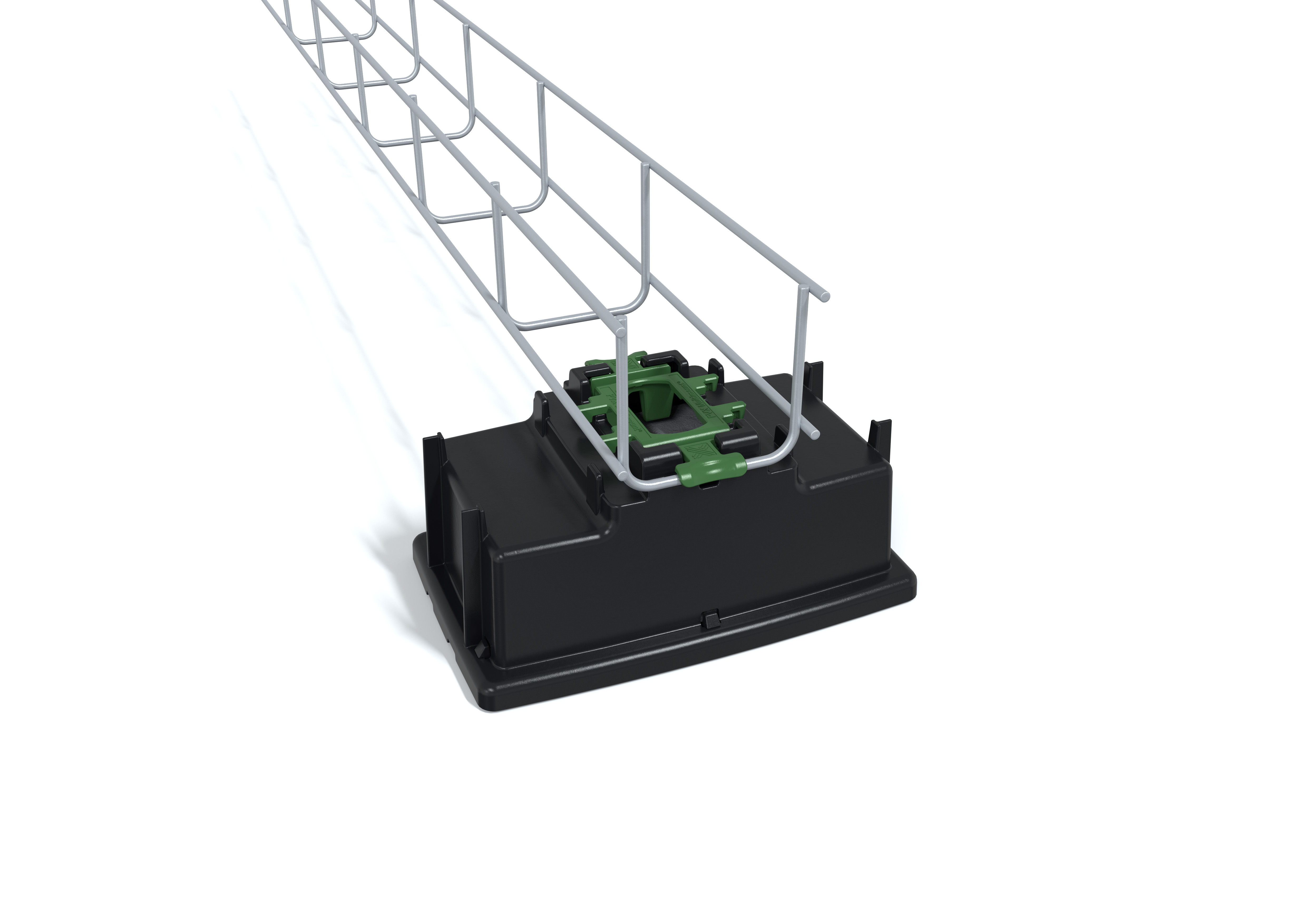 K2 Auflager inkl. Ballast für Kabelgitter