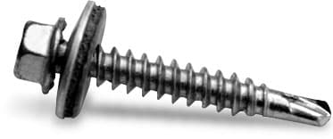 K2 Selbstbohrende Sechskantblechschraube mit Dichtscheibe 6x40