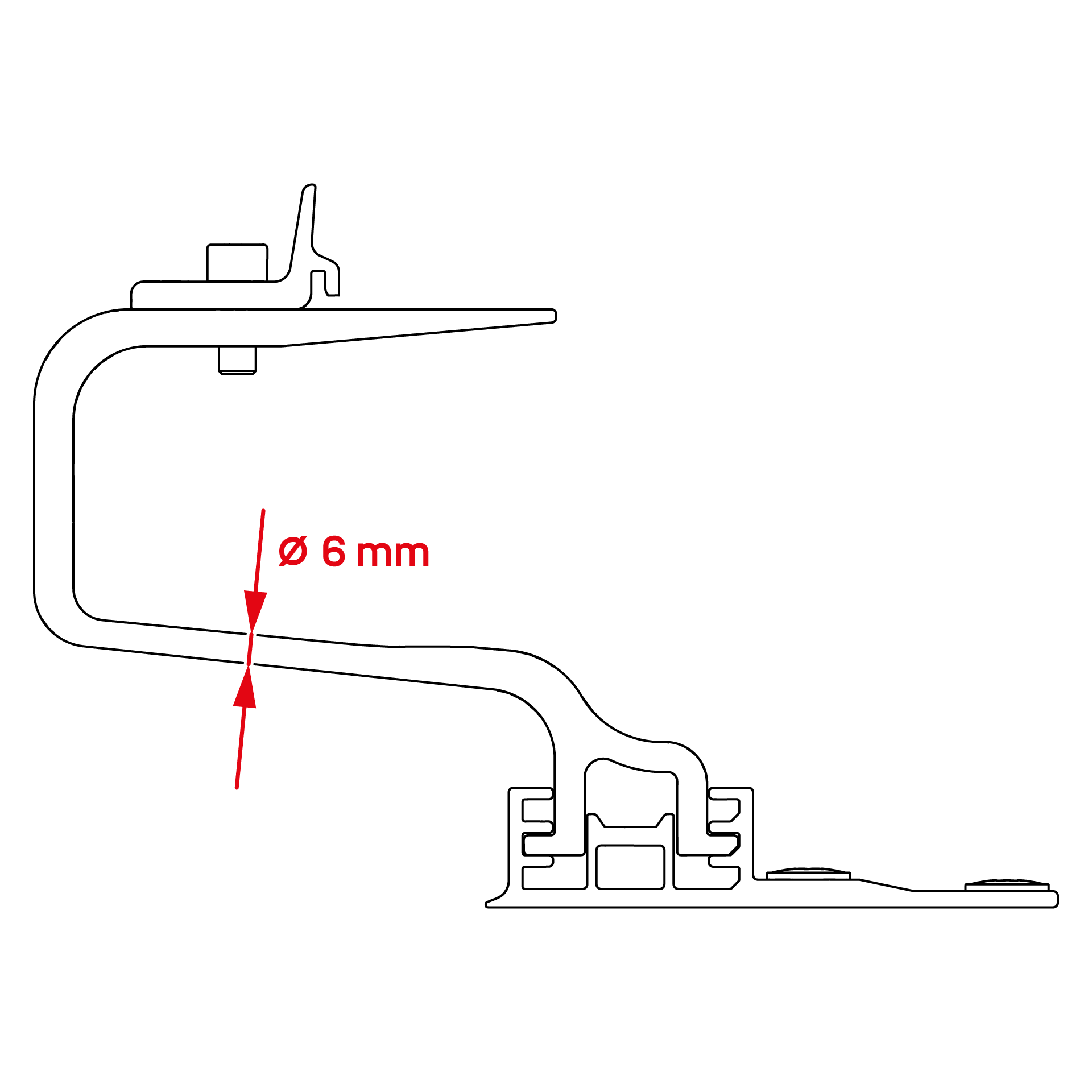 K2 Dachhaken SingleHook 3S Light
