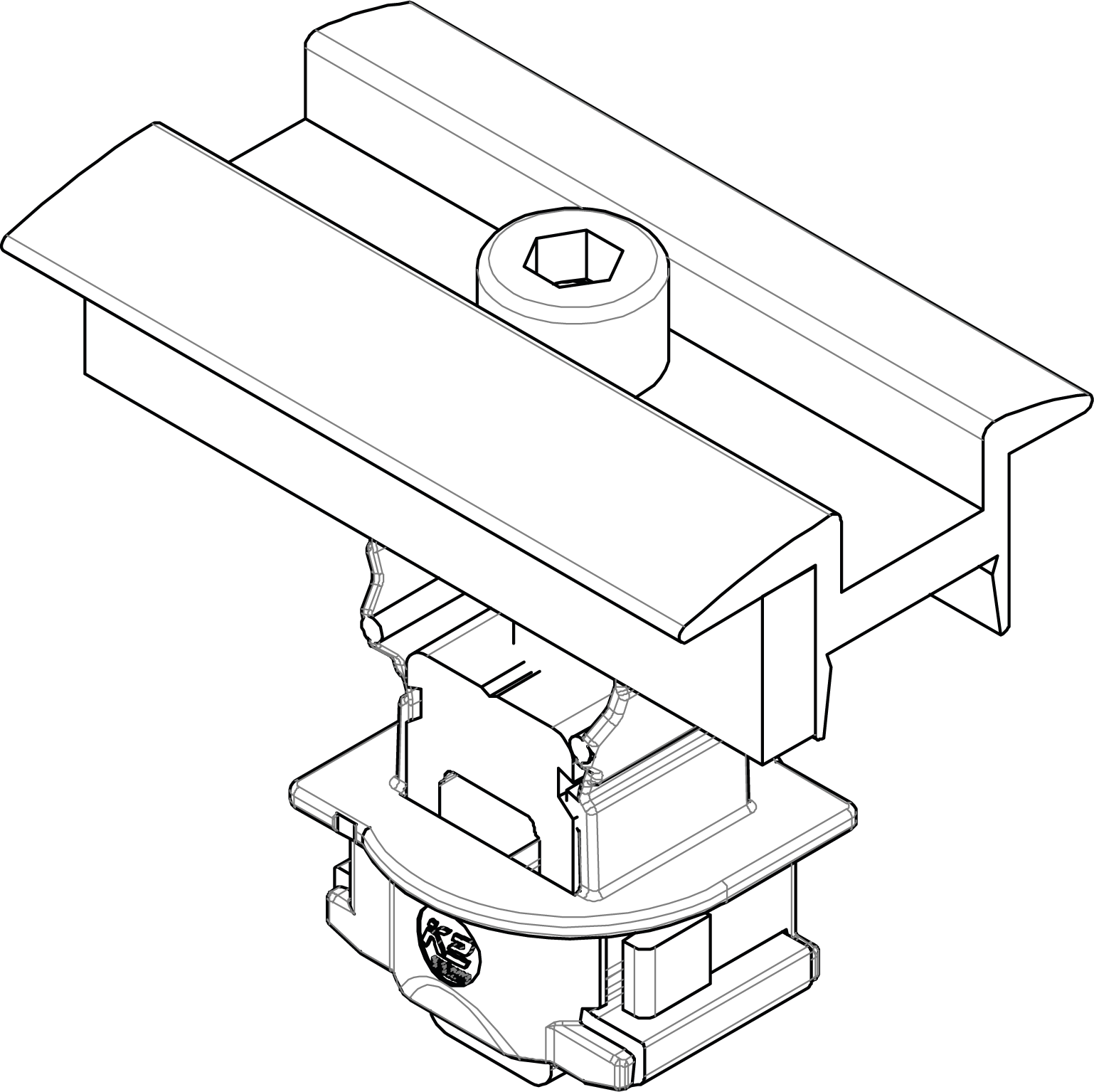 K2 FacadeClamp MC Black 25-40 Set
