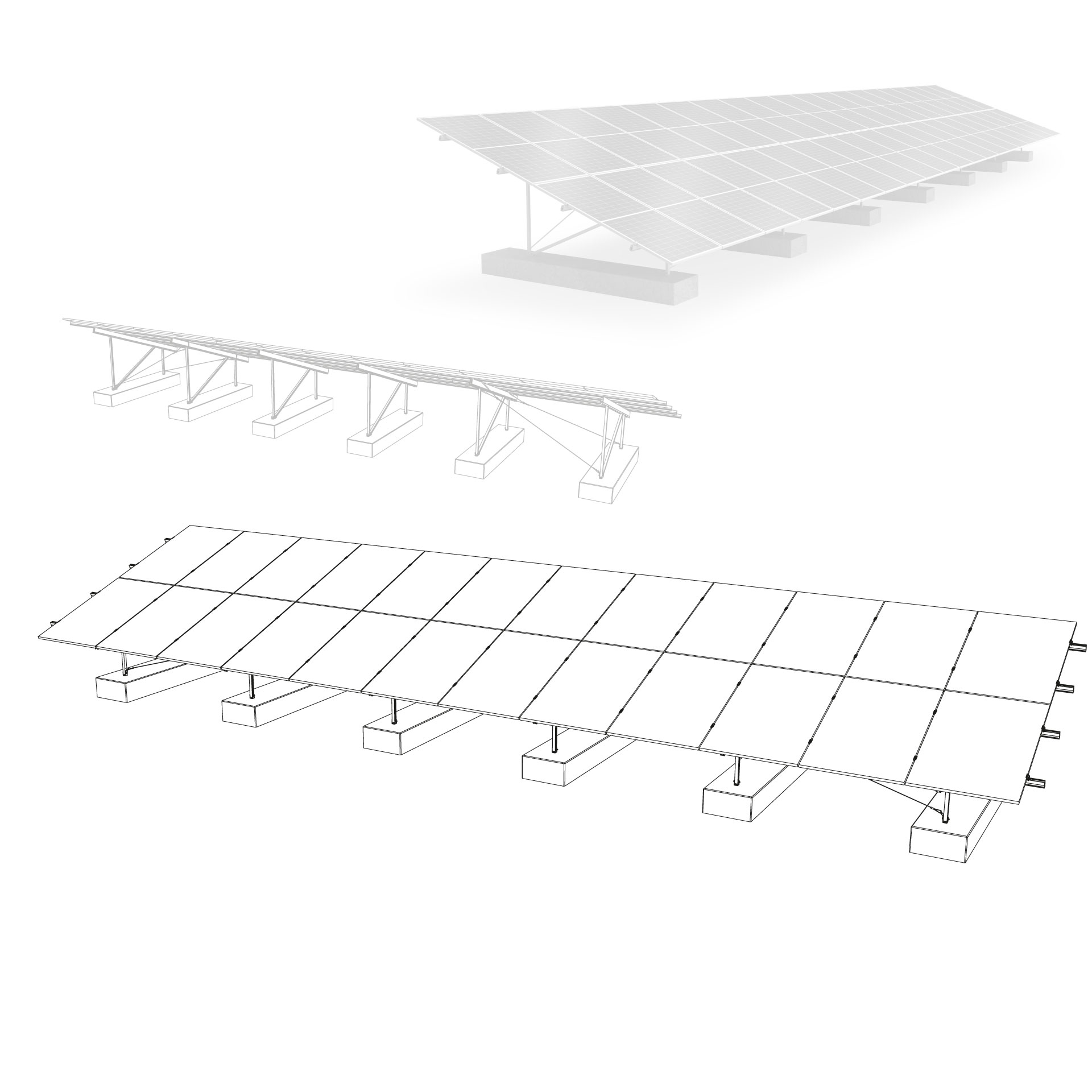 K2 Montagset Freiland N-Rack 2.20 CS Kit