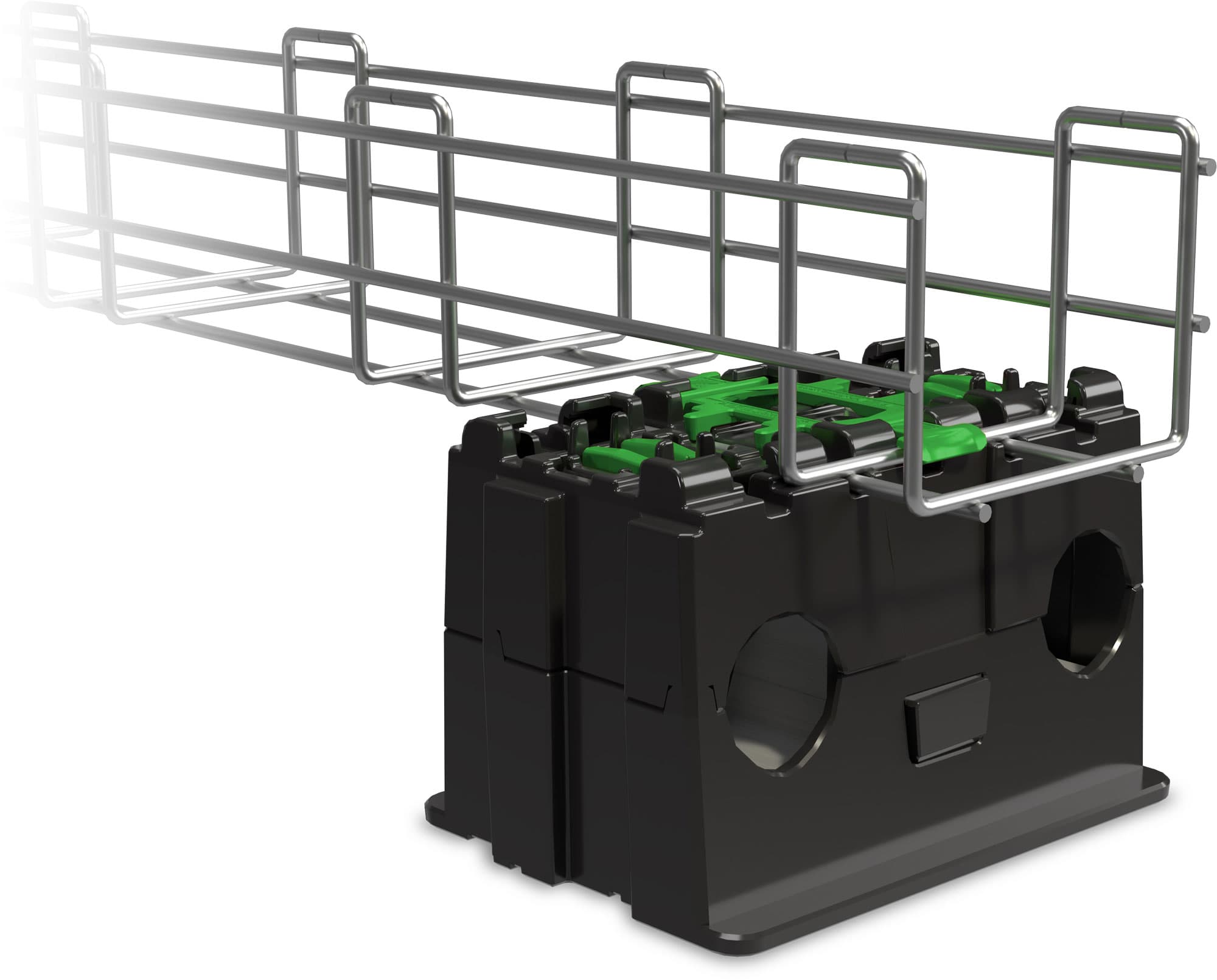 K2 PVX Multimount Flachdach Basis Bauteil für die Kabelführung