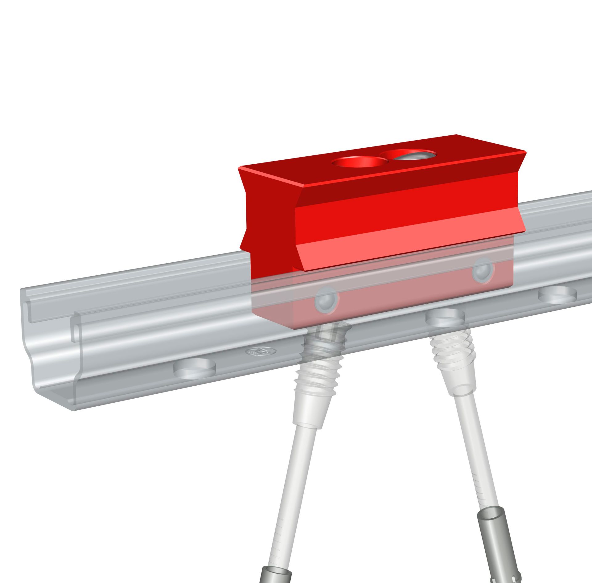 K2 Bohrschablone für das PerfoRail M-System