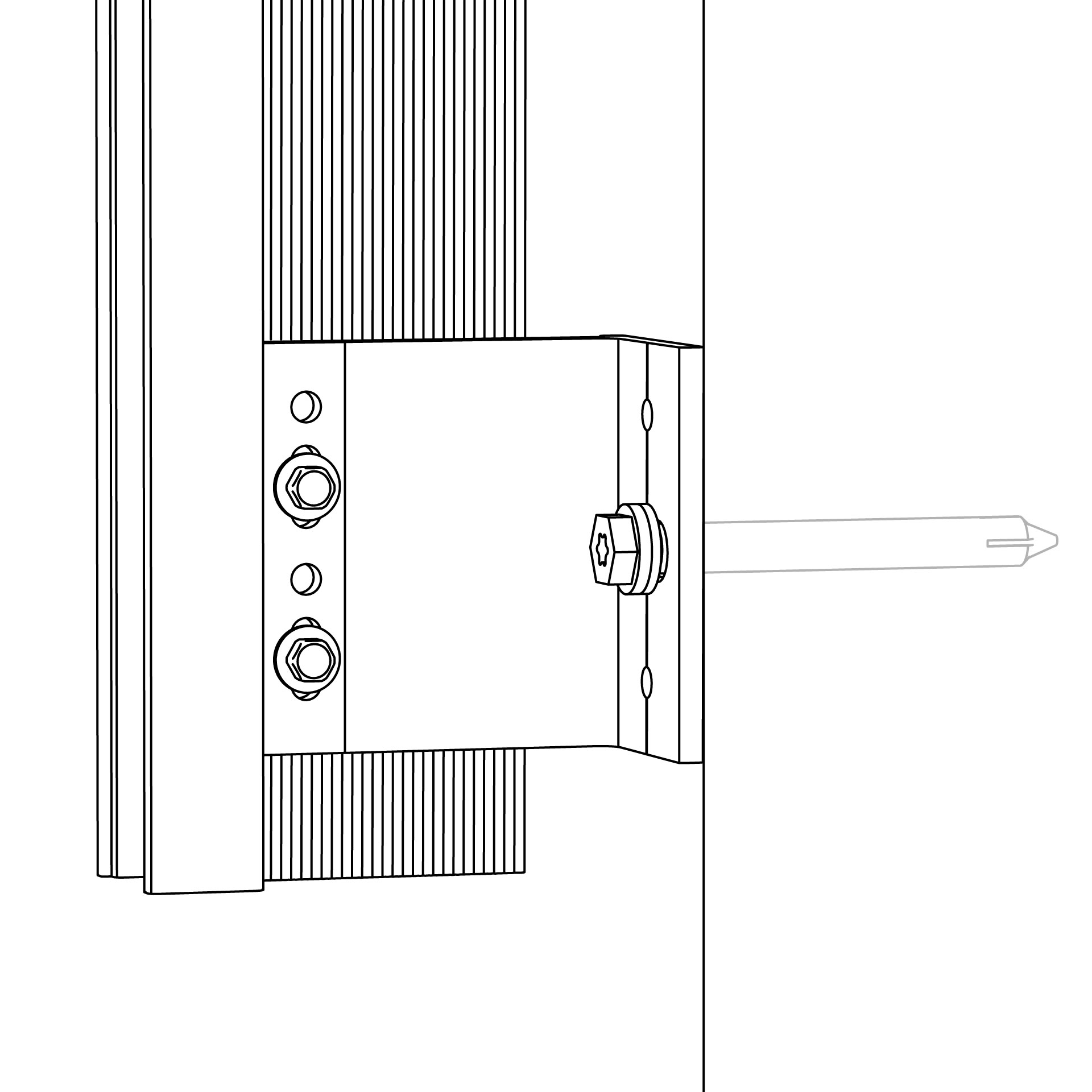 K2 FacadeRail; 4.00 m