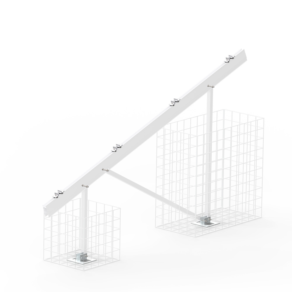 K2 N-Rack Kit für die Anbindung an Gabionen