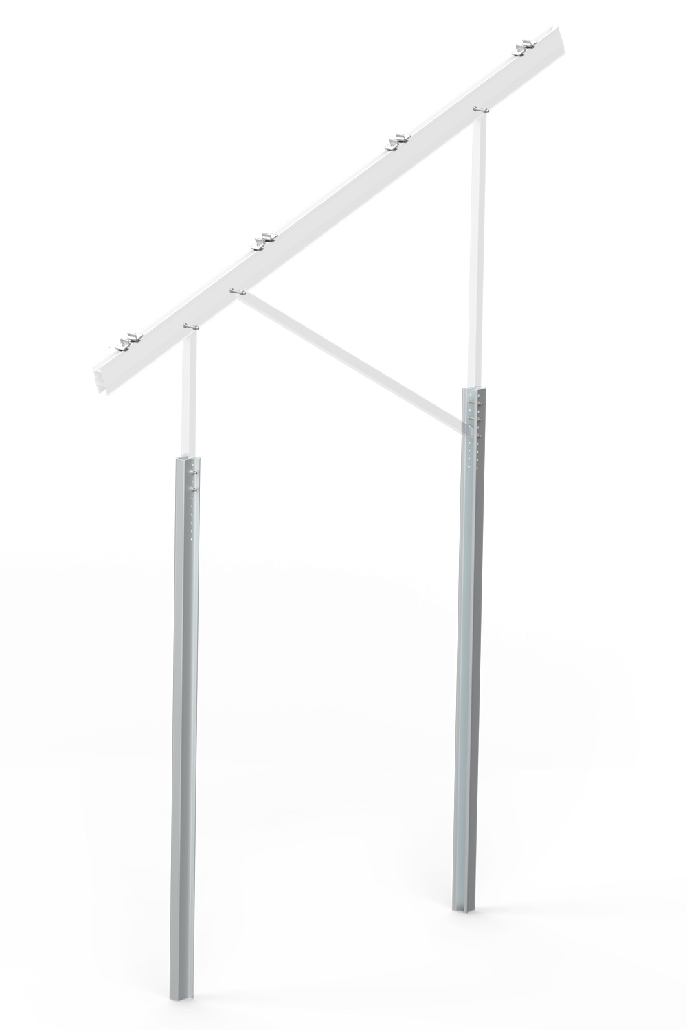 K2 N-Rack Kit für die Anbindung an Rammfundamente