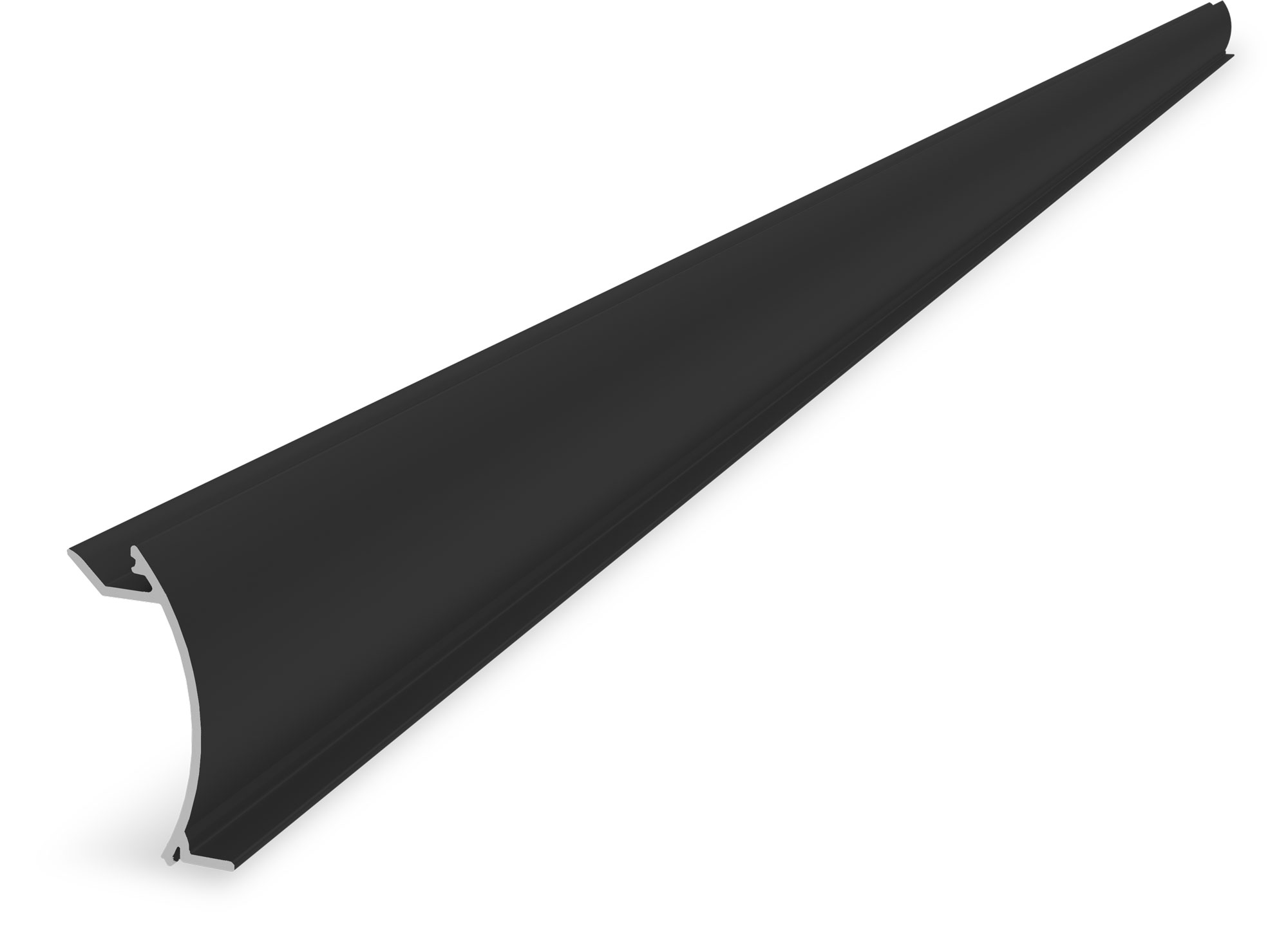 K2 Abdeckung für Einlegeschiene 2.0 - 40 mm schwarz