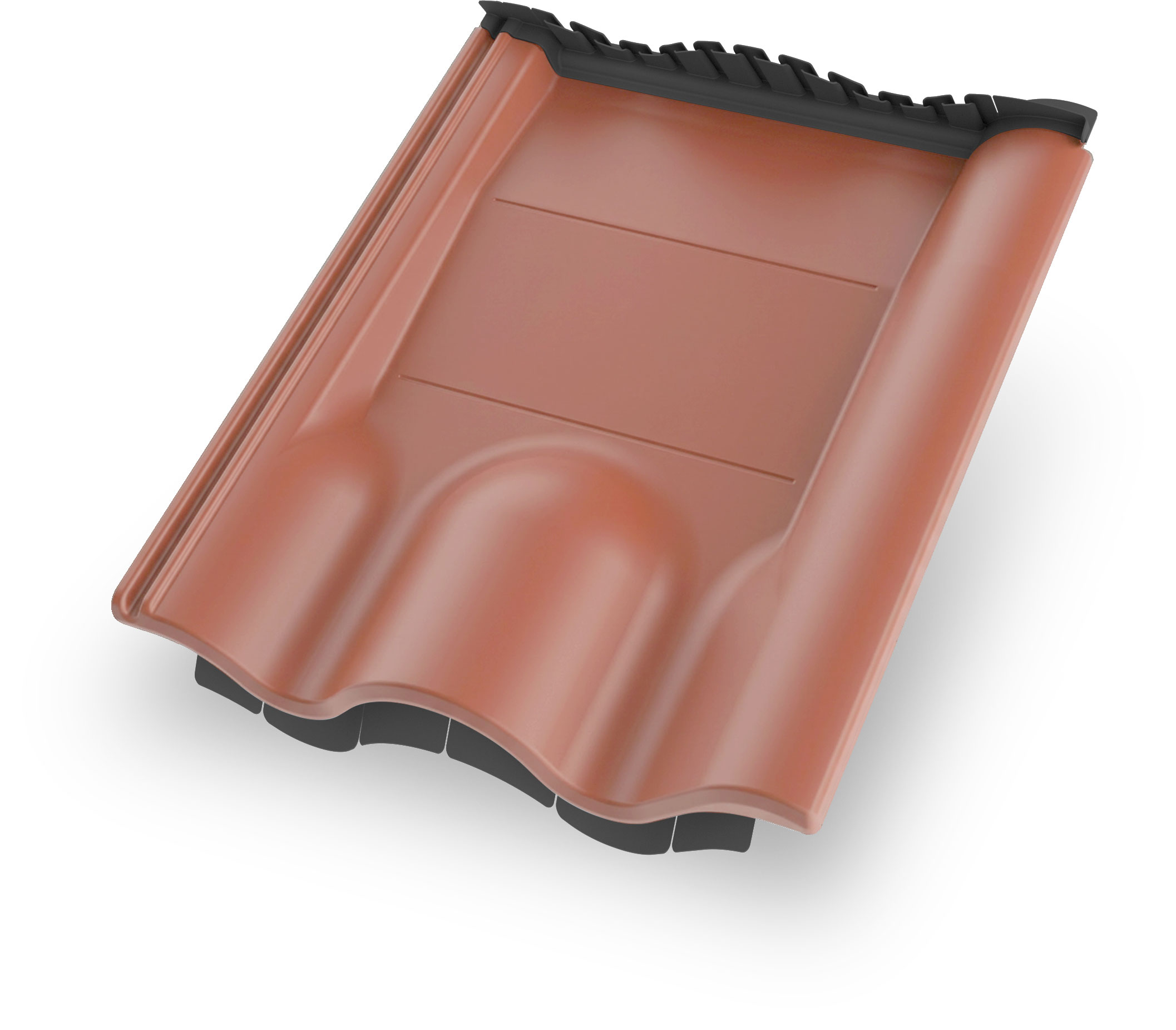 K2 K2 4-Tile Metallersatzziegel, rot