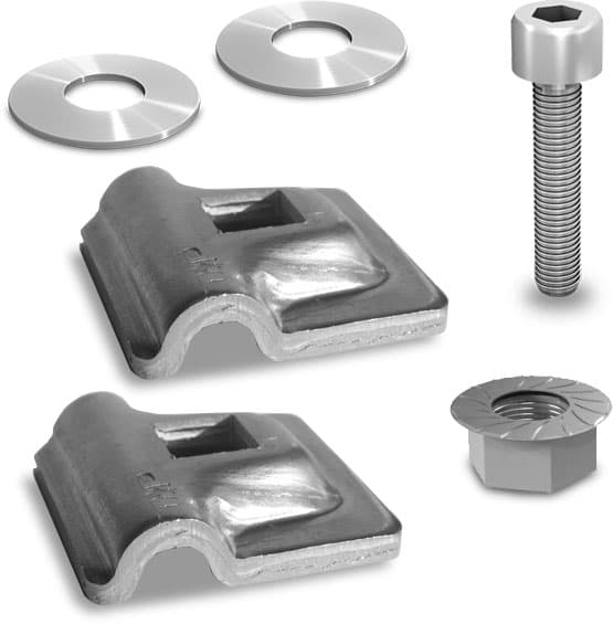 K2 Blitzschutzklemme Multi Alu 8 mm Zweierset