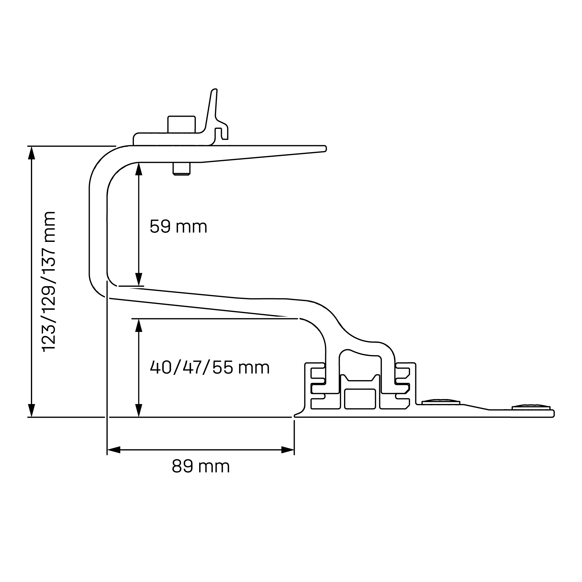 K2 Dachhaken SingleHook 3S Light