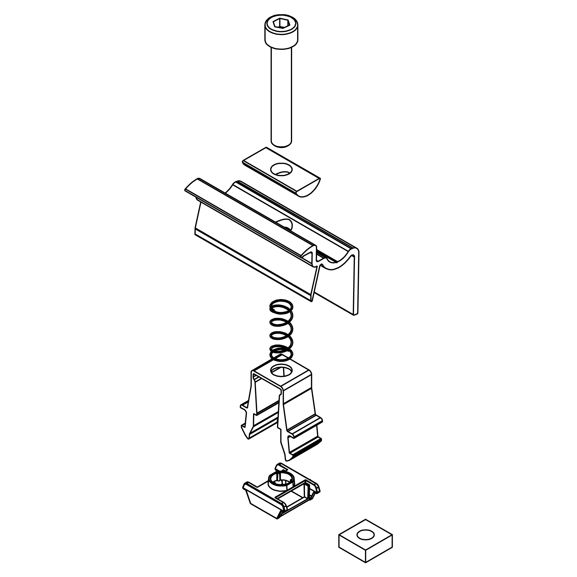 K2 Universal Endklemme OneEnd 30-42 mm