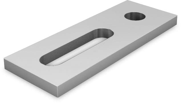 K2 Aluminium Adapterblech M10