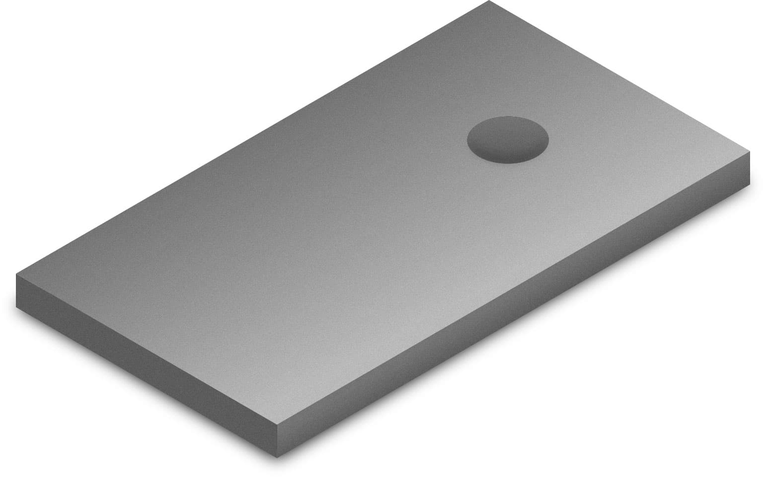 K2 Aluminium  Adapterblech M10 für Dachanbindung