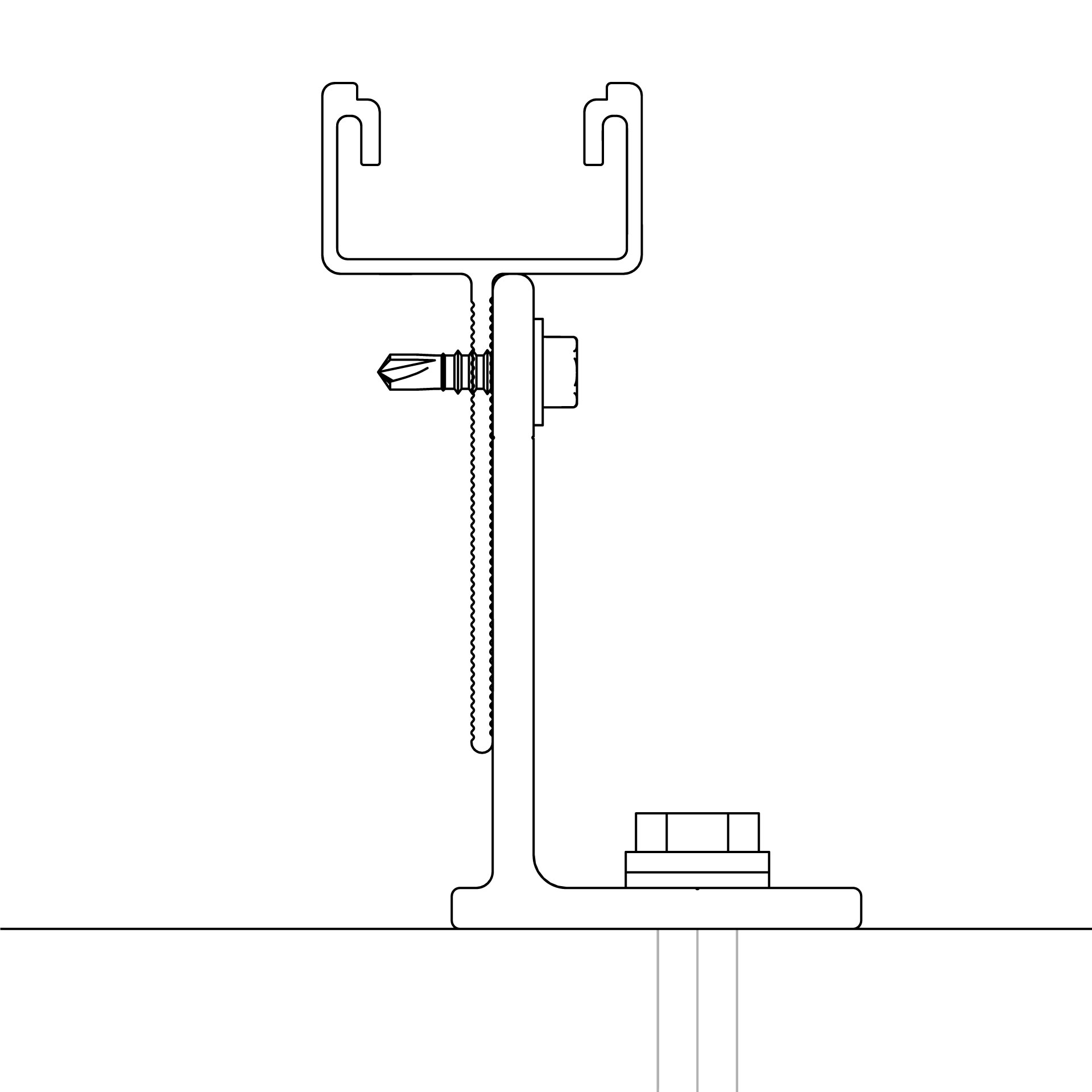 K2 FacadeRail; 4.00 m