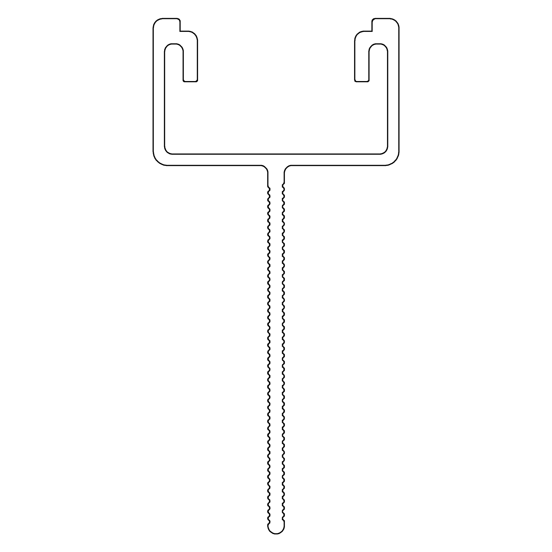 K2 FacadeRail; 4.00 m
