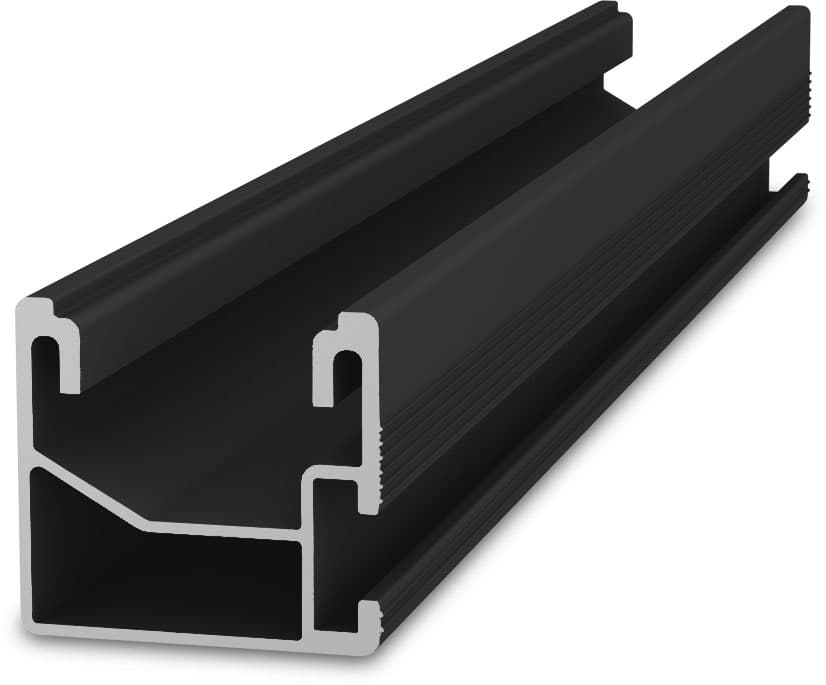 K2 Montageschiene SingleRail 36; 4,80 m Black